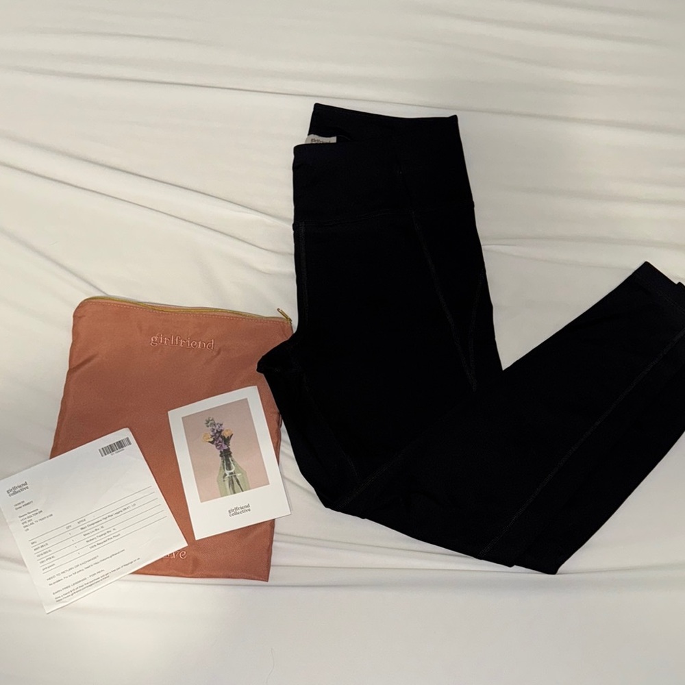 Girlfriend Collective High Rise Compressive 28.5’ Black Legging